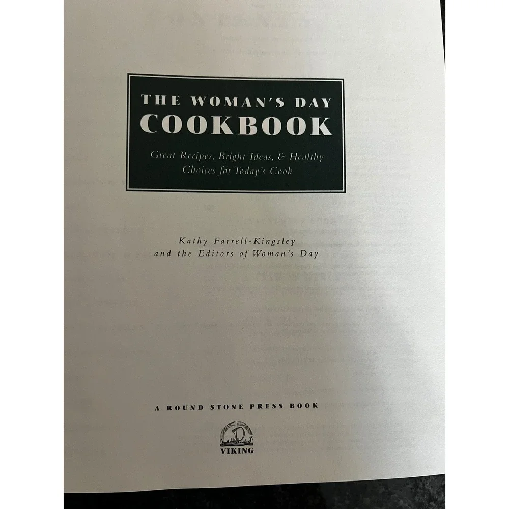 The Woman's Day‎ Cookbook Kathy Farrell Kingsley Great Recipes Vintage 1995